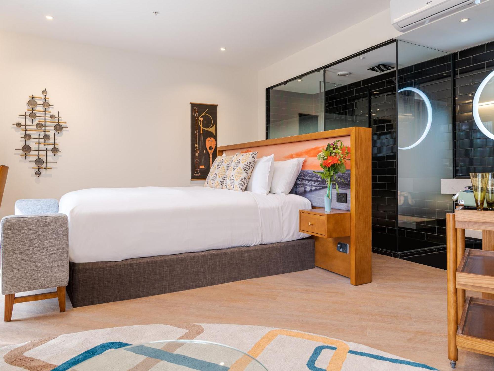 Ohtel Auckland Hotell Eksteriør bilde A bedroom at the hotel