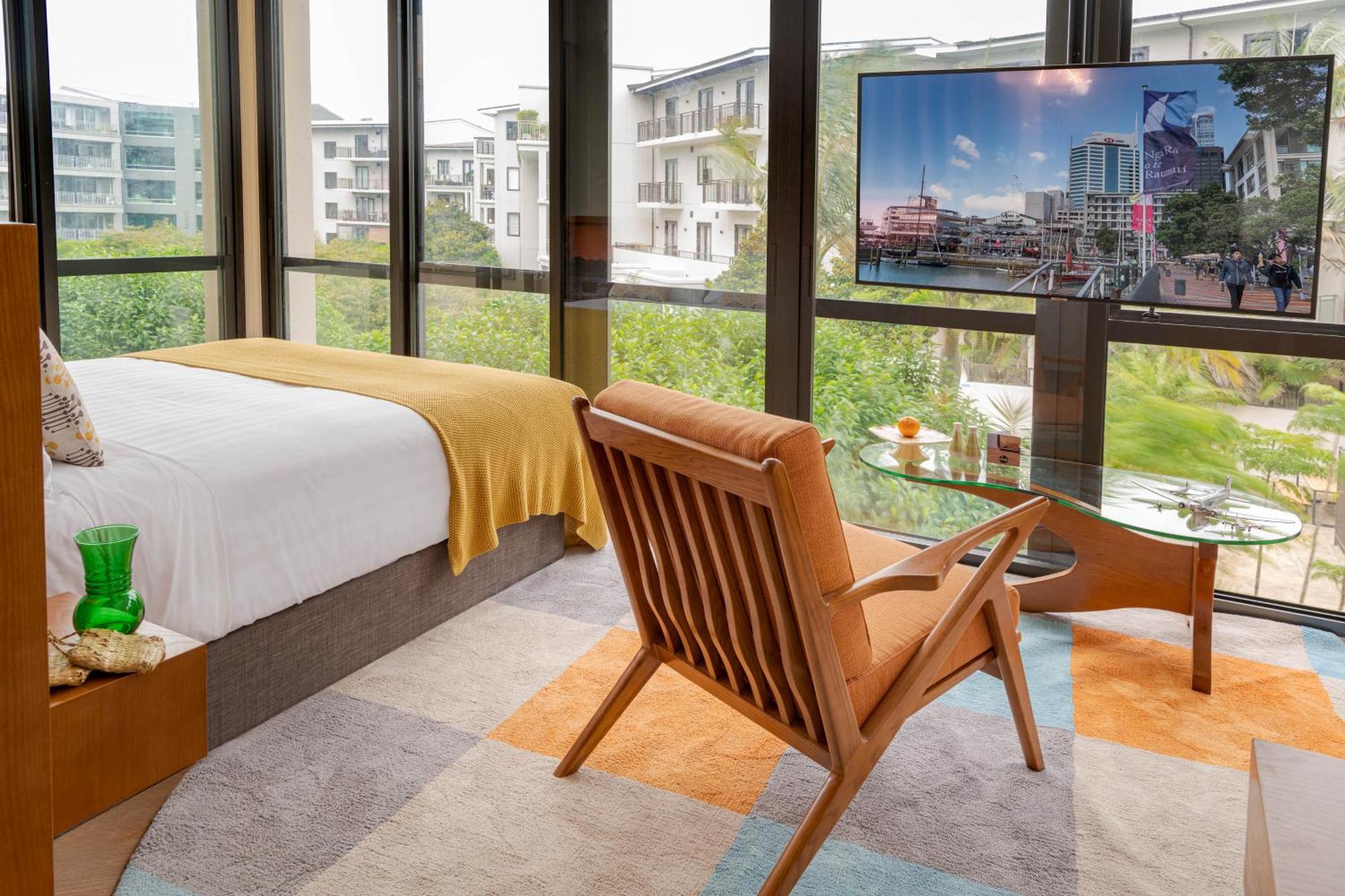 Ohtel Auckland Hotell Eksteriør bilde A bedroom at the hotel